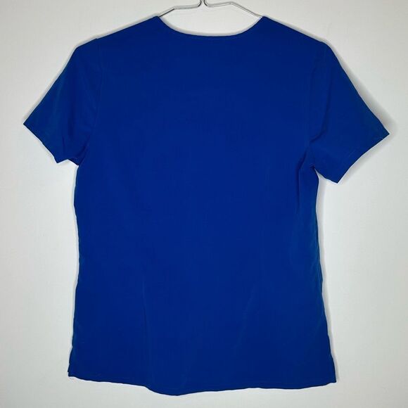 Figs Technical Collection SS‎ Royal Blue Scrub Top in Size Small - Picture 5 of 6